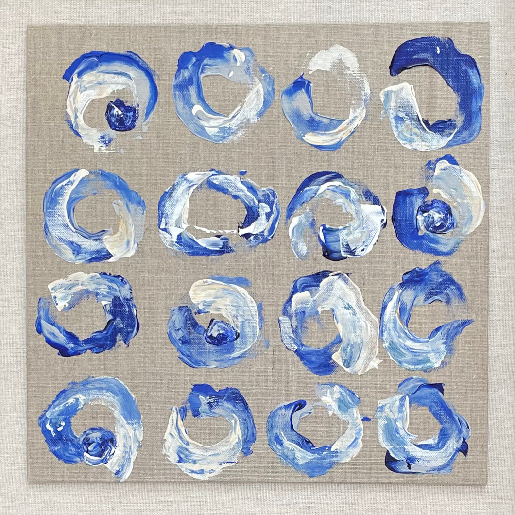Circles on linen